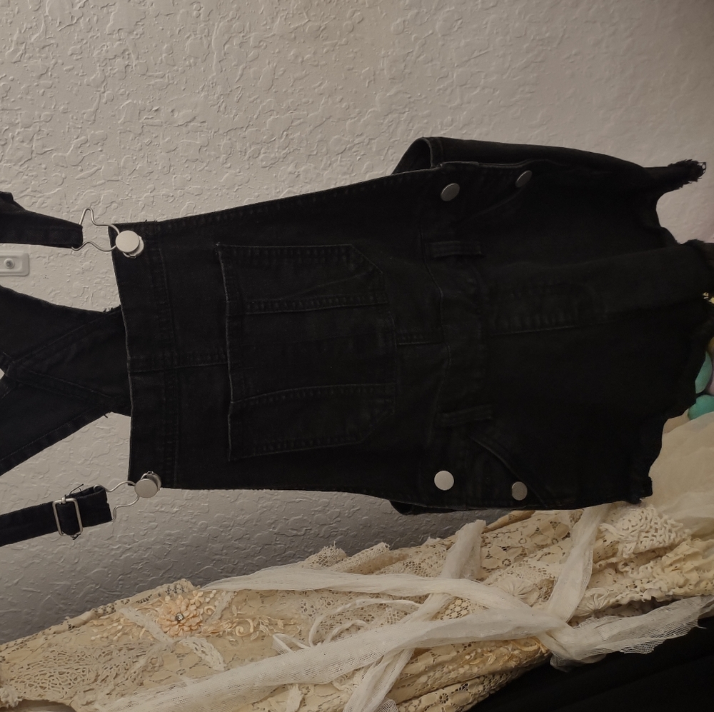 NOBO Black Short Overalls